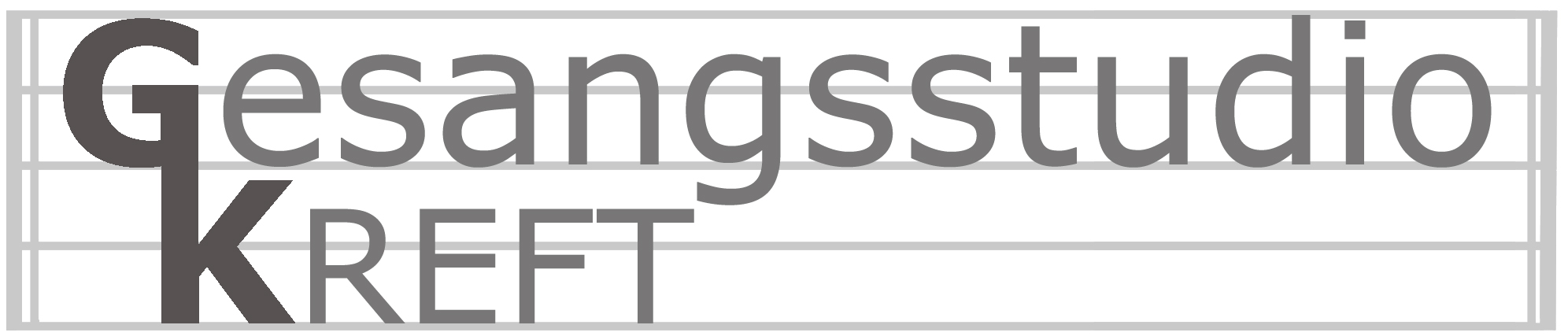 Logo Gesangsstudio K R E F T